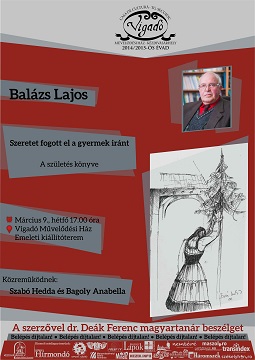 Prezentarea de carte a lui Balázs Lajos la Casa de Cultură  Vigadó