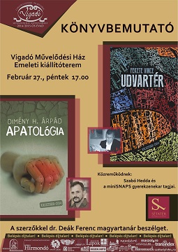 Prezentarea cărților lui Fekete Vince și Dimény H. Árpád la Vigadó