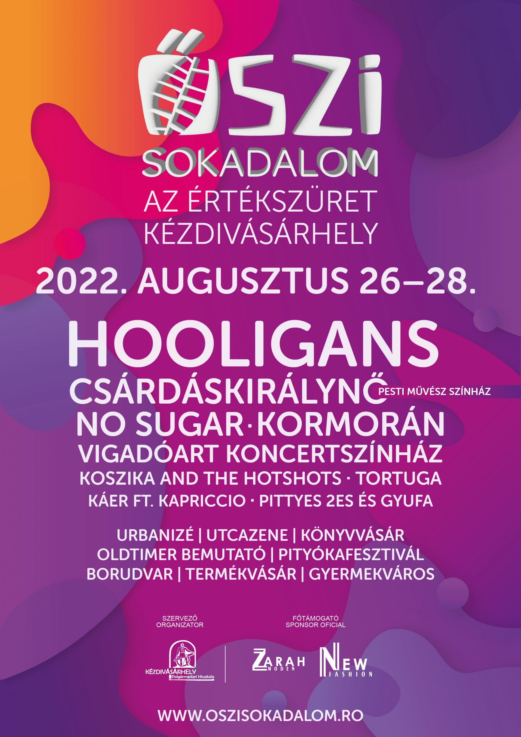 ŐSZI SOKADALOM 2022 * PROGRAM