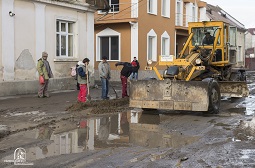 Közlemény a Vasút utca javításának jelenlegi helyzetéről