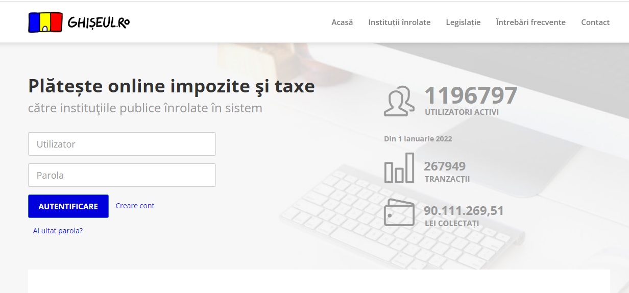 Plata taxelor online și solicitare impozit