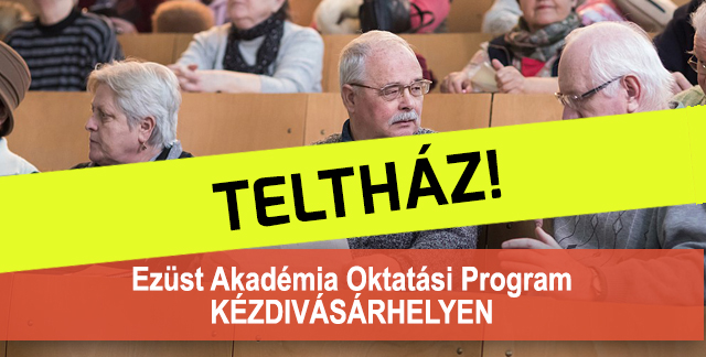 Beteltek a helyek a kézdivásárhelyi Ezüst Akadémia Oktatási Programra