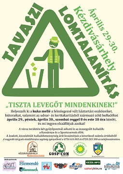 „Tiszta levegőt mindenkinek!” – Tavaszi lomtalanítás