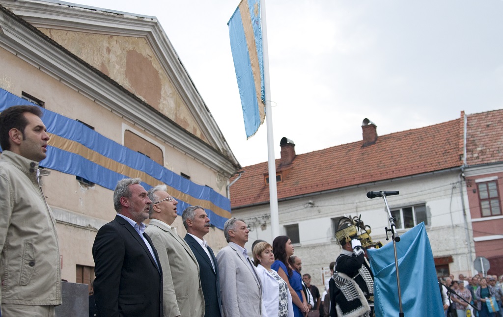 Ismét lobog a székely zászló Kézdivásárhelyen